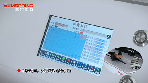 試驗(yàn)結(jié)束